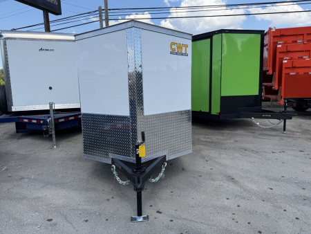 New 2026 Covered Wagon Trailers 5X8 SA SIDE DOOR RAMP Cargo / Enclosed Trailer