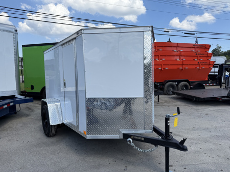 New 2026 Covered Wagon Trailers 5X8 SA SIDE DOOR RAMP Cargo / Enclosed Trailer