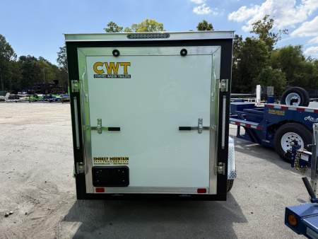 New 2026 Covered Wagon Trailers 5X8 SA SIDE DOOR RAMP Cargo / Enclosed Trailer