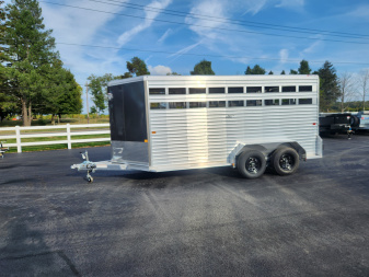 New 2026 Frontier Trailers LIVESTOCKLITE 16-7 Stock / Stock Combo Trailer