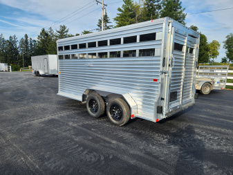 New 2026 Frontier Trailers LIVESTOCKLITE 16-7 Stock / Stock Combo Trailer
