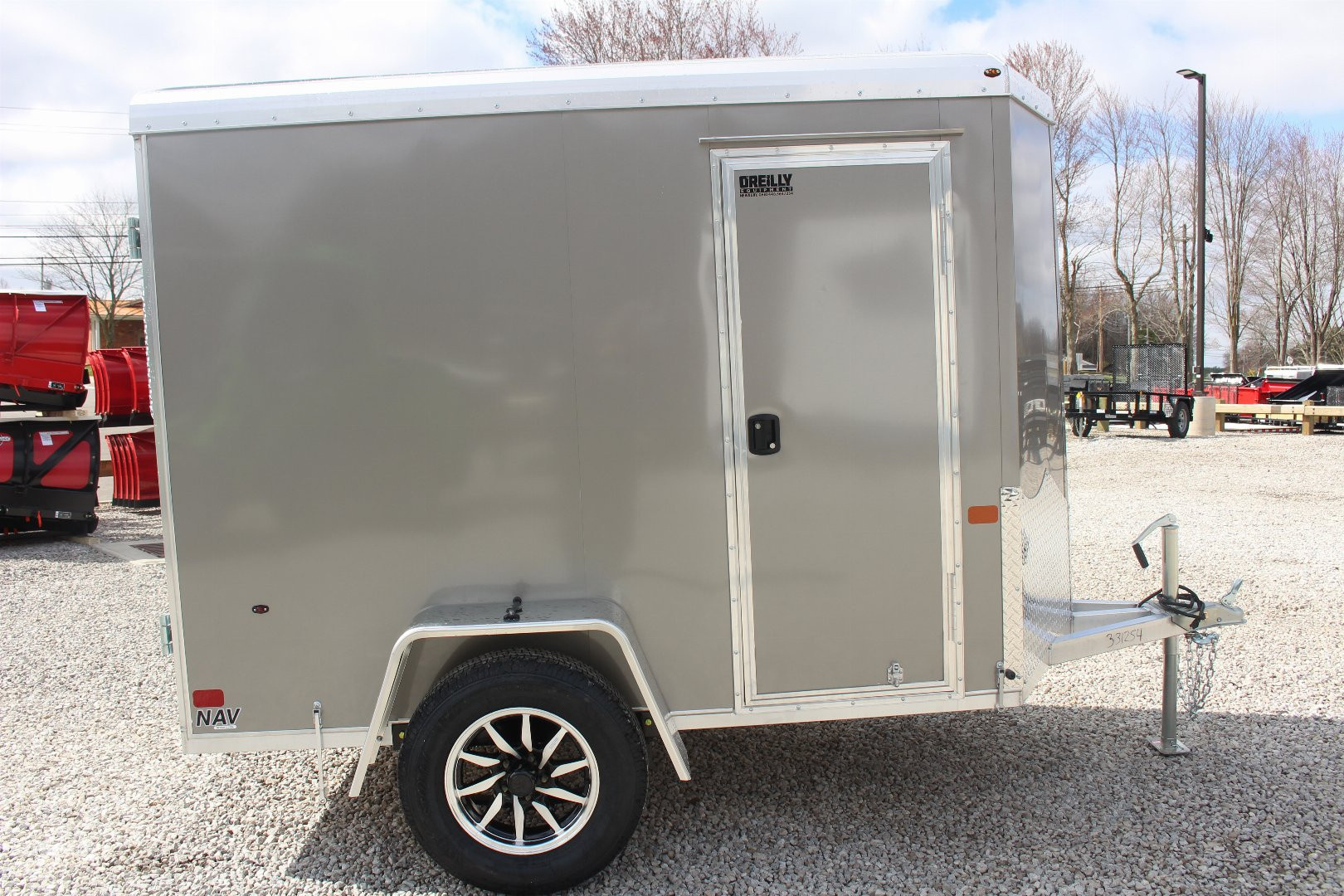 New 2026 NEO Trailers NAV 5' x 8' Aluminum Enclosed Cargo Trailer - Double Rear Door - 6' INTERIOR HEIGHT - 2500# GVW