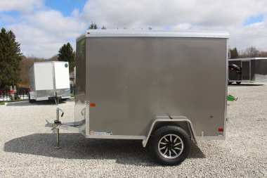 New 2026 NEO Trailers NAV 5' x 8' Aluminum Enclosed Cargo Trailer - Double Rear Door - 6' INTERIOR HEIGHT - 2500# GVW