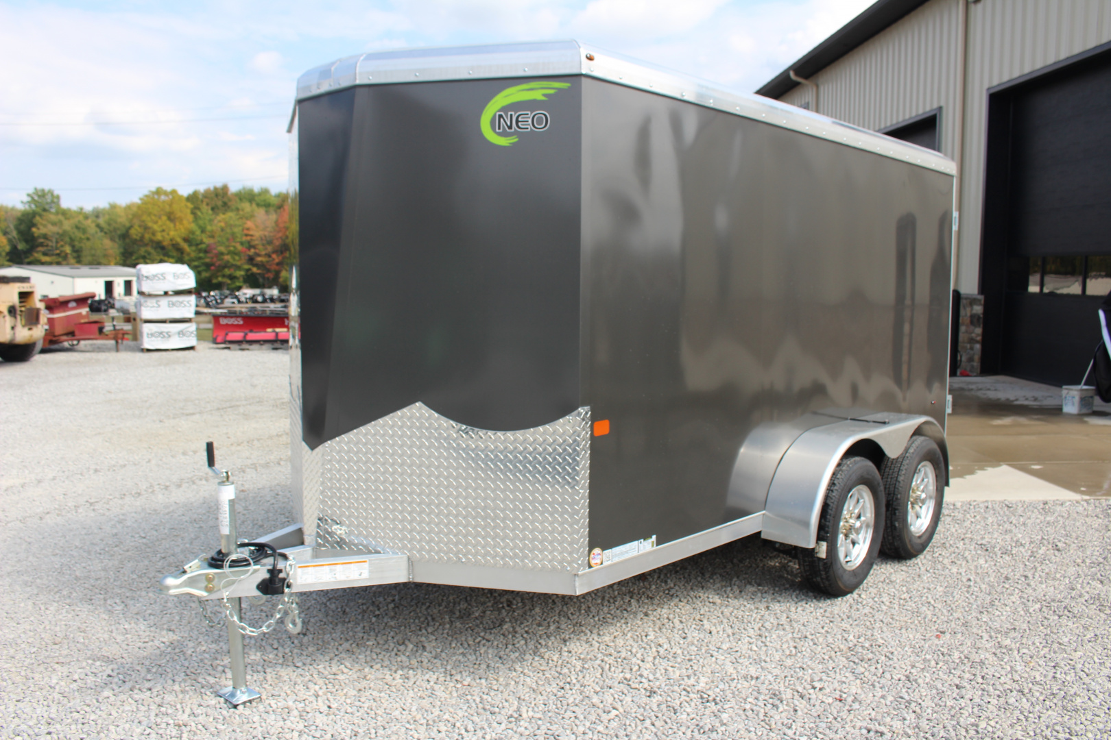 New 2026 NEO Trailers NAV 6' x 12' Aluminum Enclosed Cargo Trailer - Double Rear Doors - 6' Interior Height - 7000# GVW