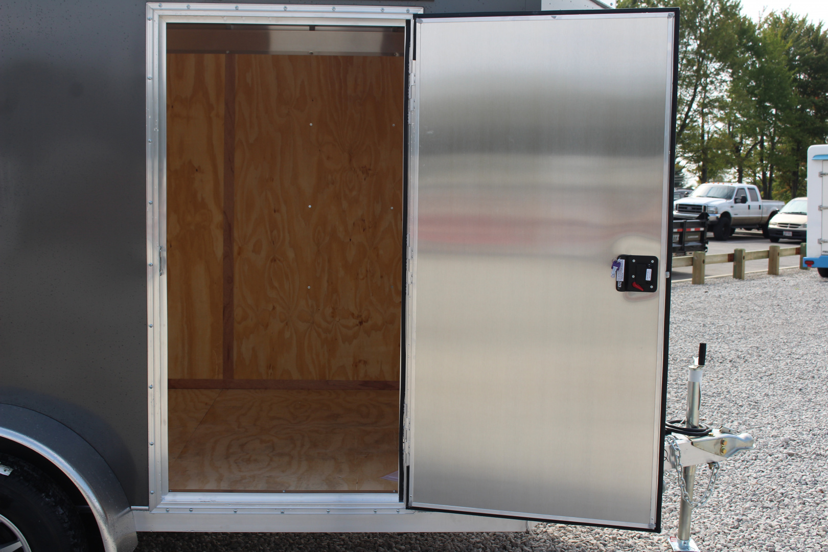 New 2026 NEO Trailers NAV 6' x 12' Aluminum Enclosed Cargo Trailer - Double Rear Doors - 6' Interior Height - 7000# GVW