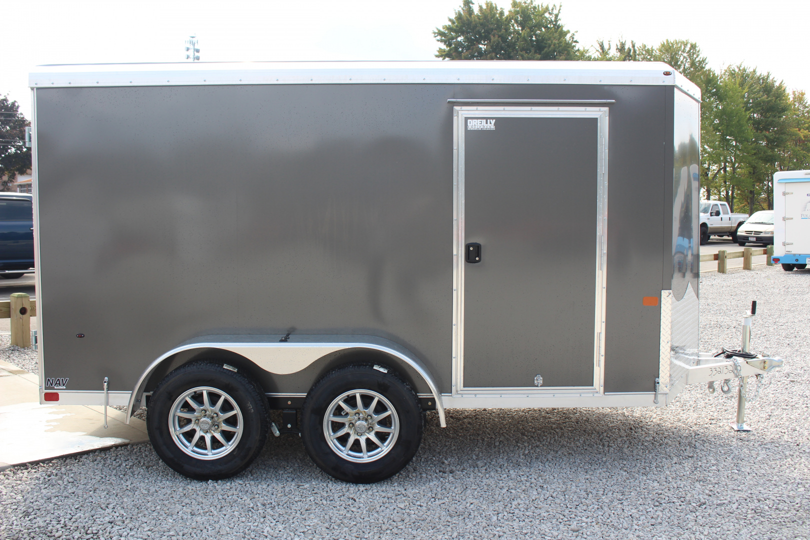 New 2026 NEO Trailers NAV 6' x 12' Aluminum Enclosed Cargo Trailer - Double Rear Doors - 6' Interior Height - 7000# GVW