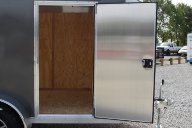 New 2026 NEO Trailers NAV 6' x 12' Aluminum Enclosed Cargo Trailer - Double Rear Doors - 6' Interior Height - 7000# GVW