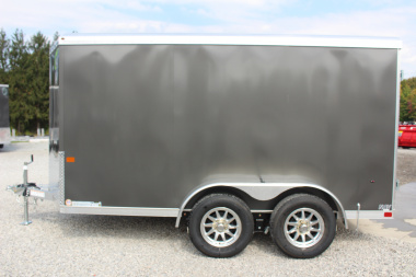 New 2026 NEO Trailers NAV 6' x 12' Aluminum Enclosed Cargo Trailer - Double Rear Doors - 6' Interior Height - 7000# GVW