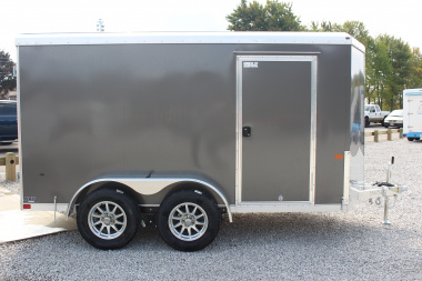 New 2026 NEO Trailers NAV 6' x 12' Aluminum Enclosed Cargo Trailer - Double Rear Doors - 6' Interior Height - 7000# GVW