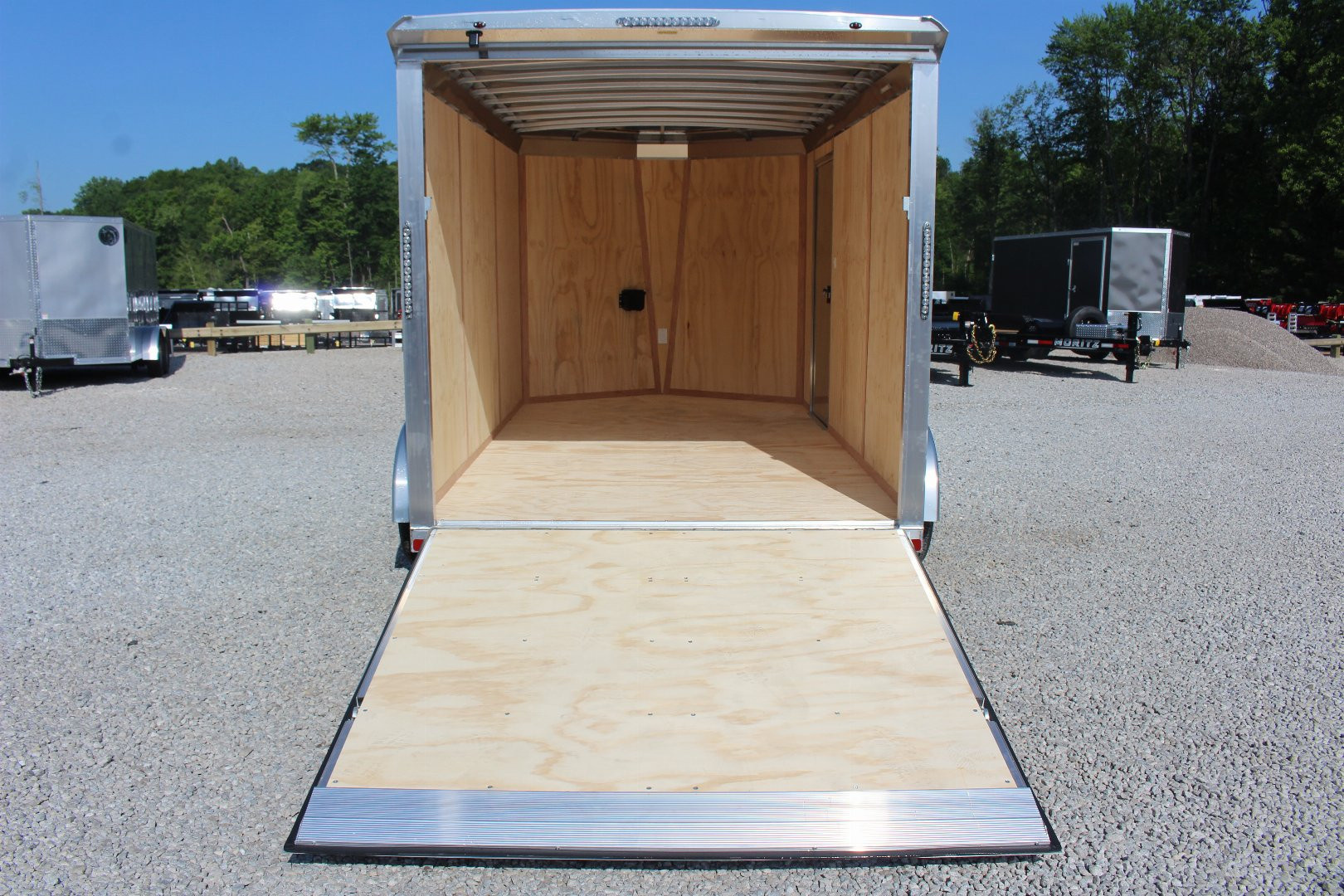 New 2026 NEO Trailers NAV 7' x 12' Aluminum Enclosed Cargo Trailer - Ramp Door - 6' INTERIOR HEIGHT - 7000# GVW