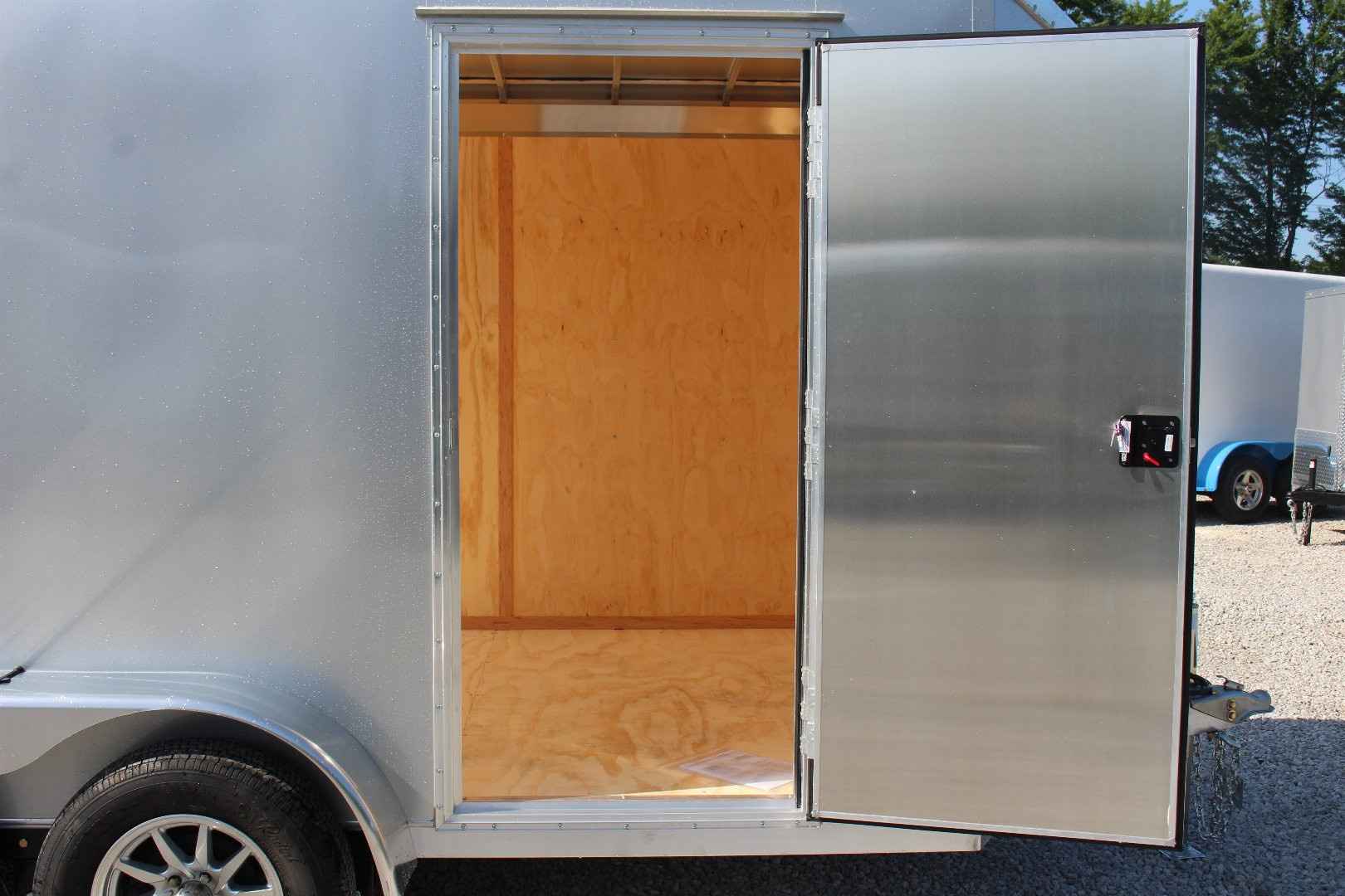 New 2026 NEO Trailers NAV 7' x 12' Aluminum Enclosed Cargo Trailer - Ramp Door - 6' INTERIOR HEIGHT - 7000# GVW
