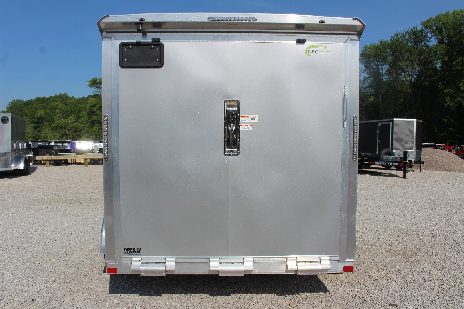 New 2026 NEO Trailers NAV 7' x 12' Aluminum Enclosed Cargo Trailer - Ramp Door - 6' INTERIOR HEIGHT - 7000# GVW