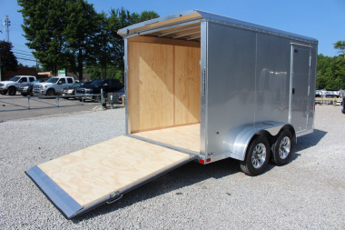 New 2026 NEO Trailers NAV 7' x 12' Aluminum Enclosed Cargo Trailer - Ramp Door - 6' INTERIOR HEIGHT - 7000# GVW