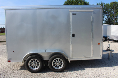 New 2026 NEO Trailers NAV 7' x 12' Aluminum Enclosed Cargo Trailer - Ramp Door - 6' INTERIOR HEIGHT - 7000# GVW