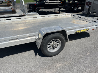 Used 2025 USED Aluma 7712H Tilt Utility Trailer