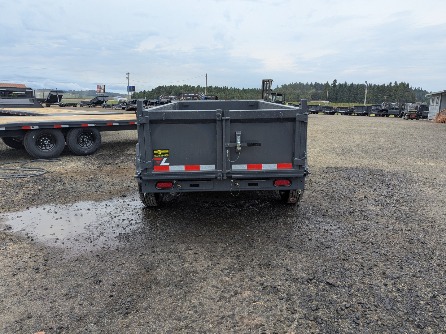 New 2026 LAMAR TRAILERS DT 83x14 14K Dump Trailer 24" SIDES