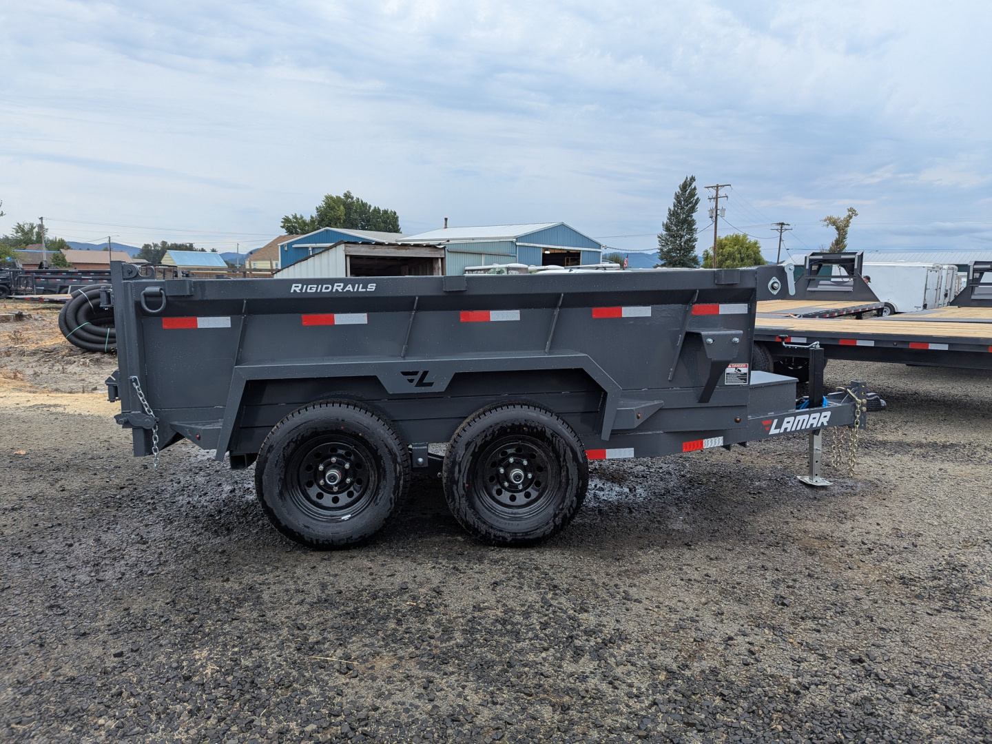 New 2026 LAMAR TRAILERS DT 83x14 14K Dump Trailer 24" SIDES