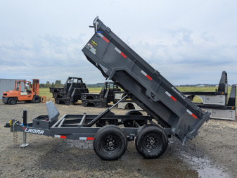 New 2026 LAMAR TRAILERS DT 83x14 14K Dump Trailer 24" SIDES