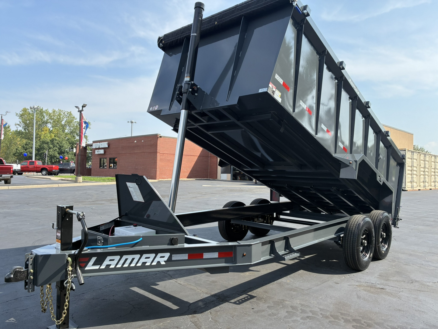 New 2026 Lamar Trailers 83"X16' DT-14K Telescopic Dump Trailer