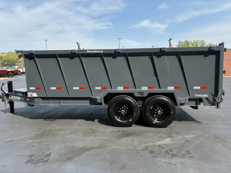 New 2026 Lamar Trailers 83"X16' DT-14K Telescopic Dump Trailer