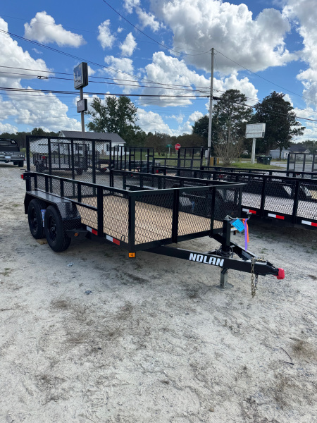 New 2025 Nolan Manufacturing NOL6127KMESH Utility Trailer