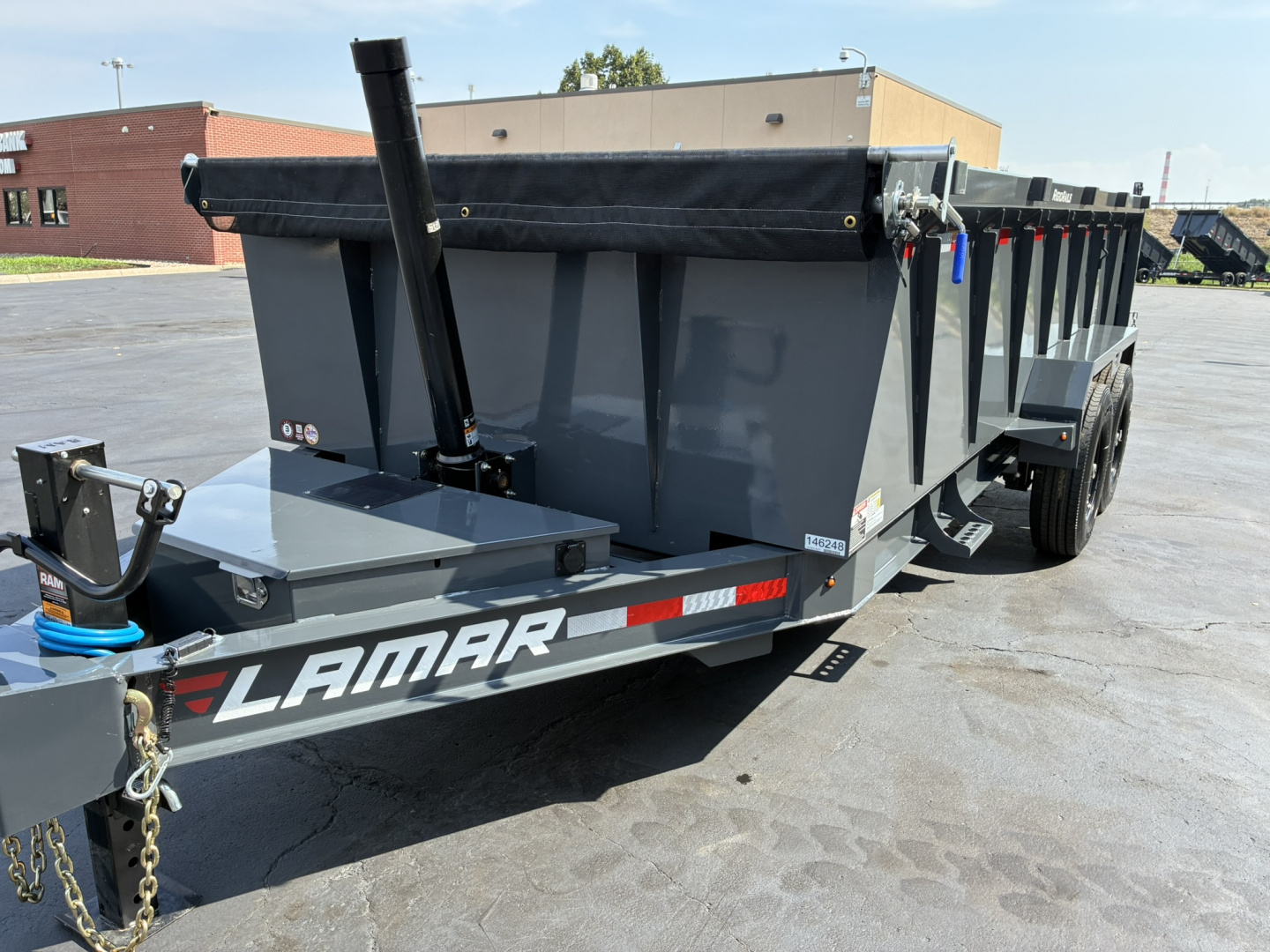 New 2026 Lamar Trailers 83"X16' DT-14K Telescopic dump Dump Trailer