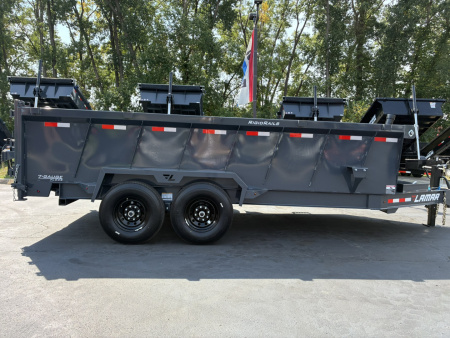 New 2026 Lamar Trailers 83"X16' DT-14K Telescopic dump Dump Trailer