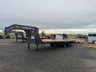 New 2026 Lamar Trailers FD102X25/24K GOOSENECK Flatbed Trailer 6" SIDES