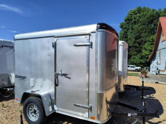 New 2026 Homesteader Trailer 5X8 Cargo / Enclosed Trailer with Rear Ramp