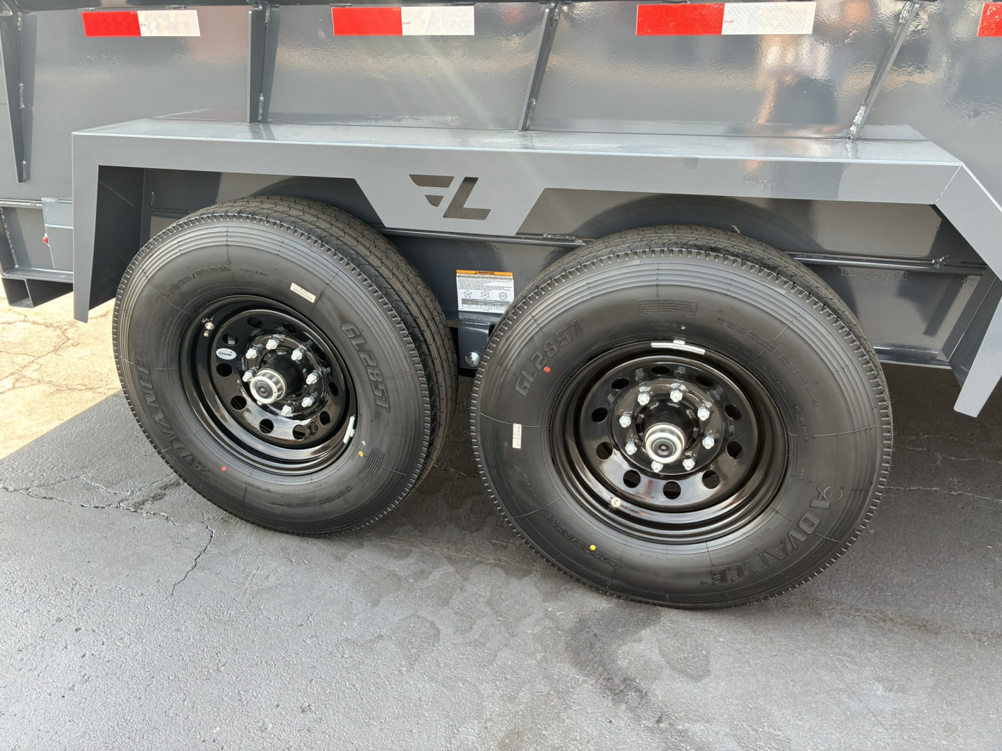 New 2026 Lamar Trailers 83"x16' DT-14K Telescopic Dump Trailer