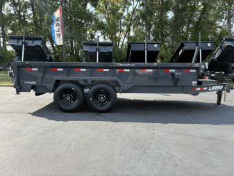New 2026 Lamar Trailers 83"x16' DT-14K Telescopic Dump Trailer