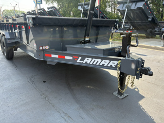 New 2026 Lamar Trailers 83"x16' DT-14K Telescopic Dump Trailer
