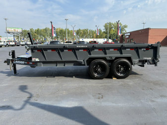 New 2026 Lamar Trailers 83"x16' DT-14K Telescopic Dump Trailer