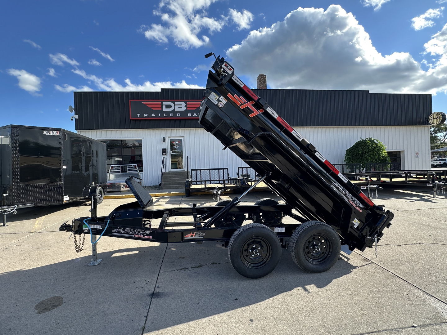 New 2026 Horizon Trailers HZ5 5x10 7K Dump Trailer