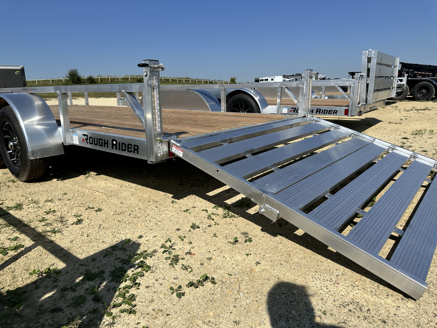 New 2026 Rough Rider 6.5' x 14' Utility Trailer Flatbed Trailer