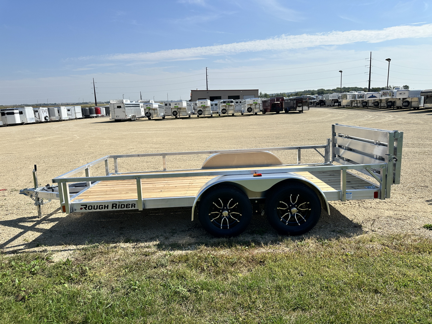 New 2026 Rough Rider 6.5' x 14' Utility Trailer Flatbed Trailer