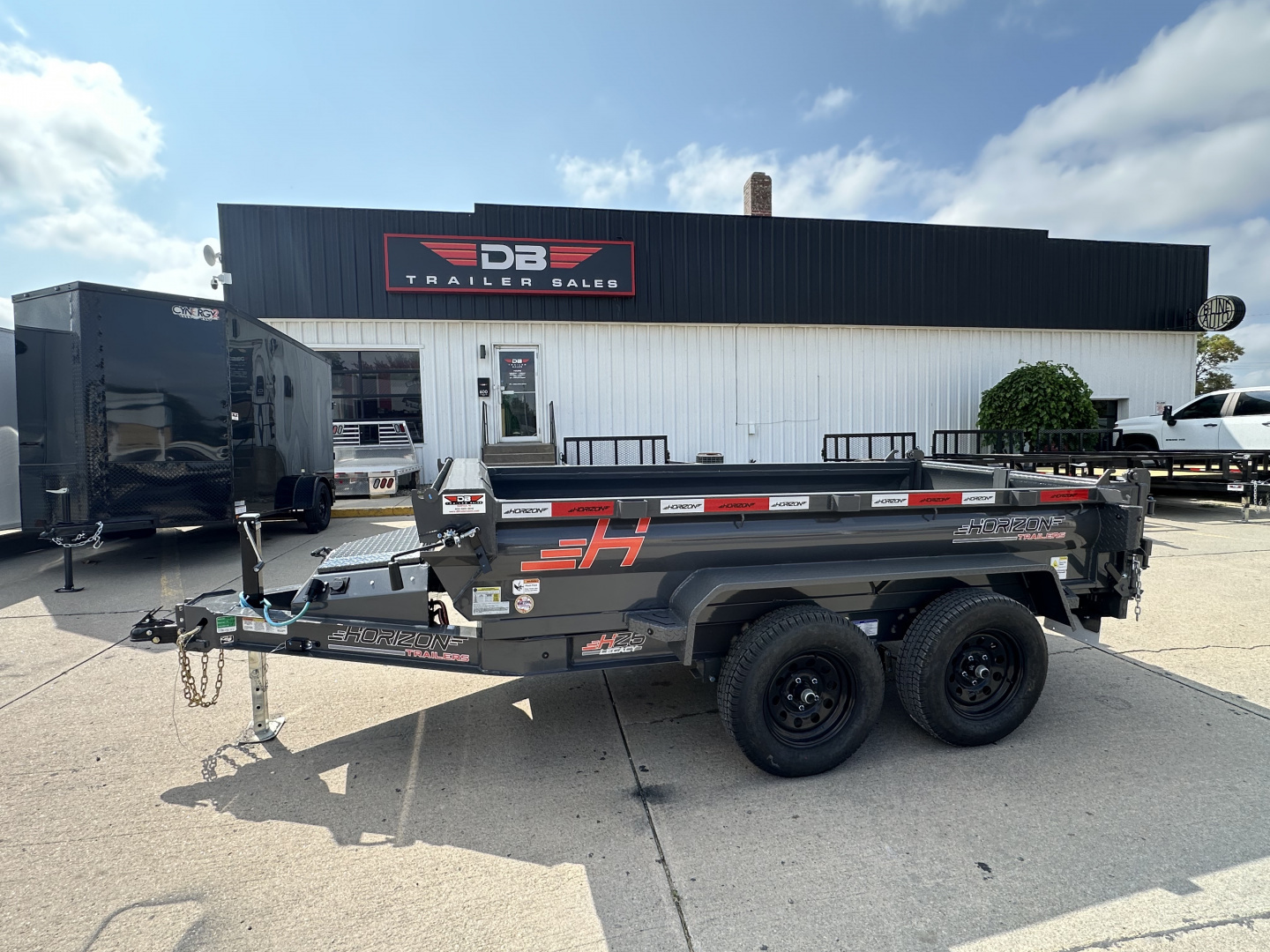 New 2026 Horizon Trailers HZ5 5x10 7K Dump Trailer