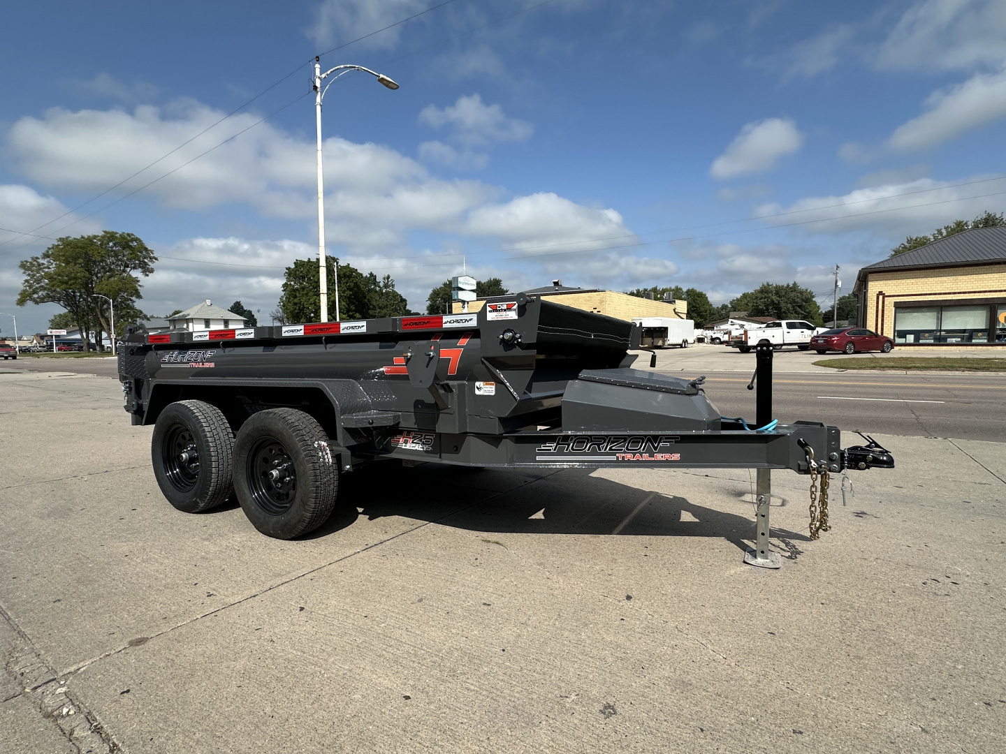 New 2026 Horizon Trailers HZ5 5x10 7K Dump Trailer