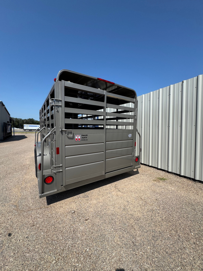 New 2025 WW AA 6X16 Stock / Stock Combo Trailer