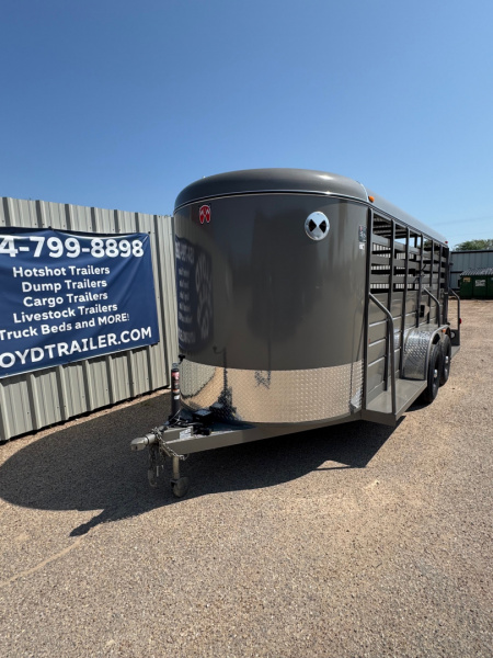 New 2025 WW AA 6X16 Stock / Stock Combo Trailer