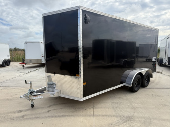 New 2025 ALCOM 7X16 Ramp Door 7K Cargo / Enclosed Trailer