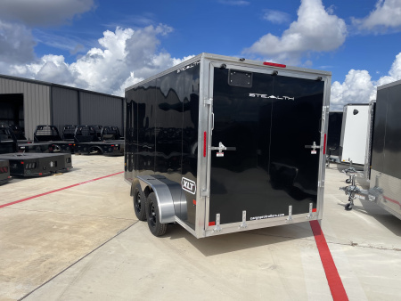 New 2025 ALCOM 7X14 Ramp Door 7K Cargo / Enclosed Trailer