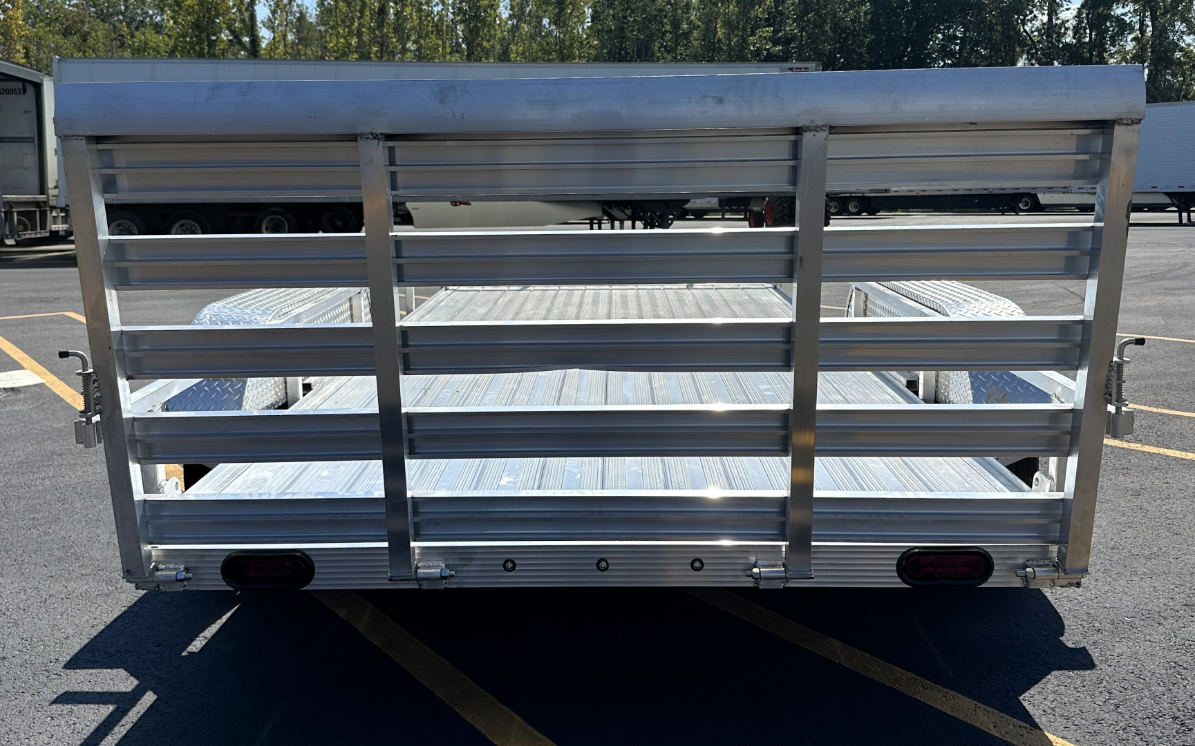 New Cherokee 14'x76" Tandem Axle Aluminum Utility Trailer 7000 GVWR