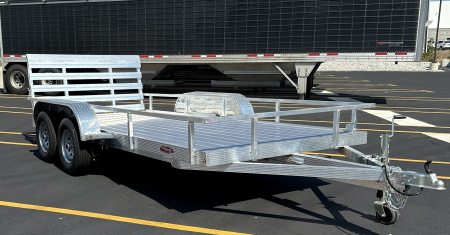 New Cherokee 14'x76  Tandem Axle Aluminum Utility Trailer 7000 GVWR