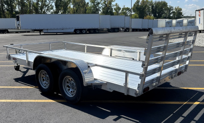 New Cherokee 14'x76" Tandem Axle Aluminum Utility Trailer 7000 GVWR