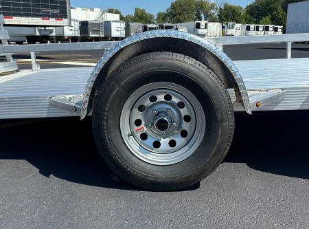 New Cherokee 14' Single Axle Aluminum Utility Trailer