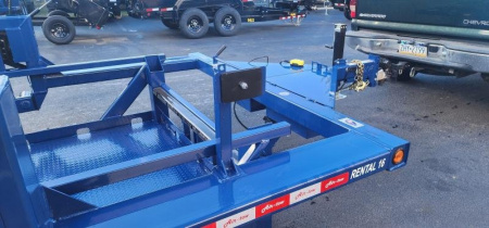 New 6'3" X 14' Air Tow PRO 14 Drop Deck Equipment Trailer, 10K Payload Capacity ***w/Spare Tire Mount & 110V Batt Charger
