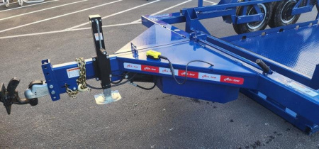 New 6'3" X 14' Air Tow PRO 14 Drop Deck Equipment Trailer, 10K Payload Capacity ***w/Spare Tire Mount & 110V Batt Charger
