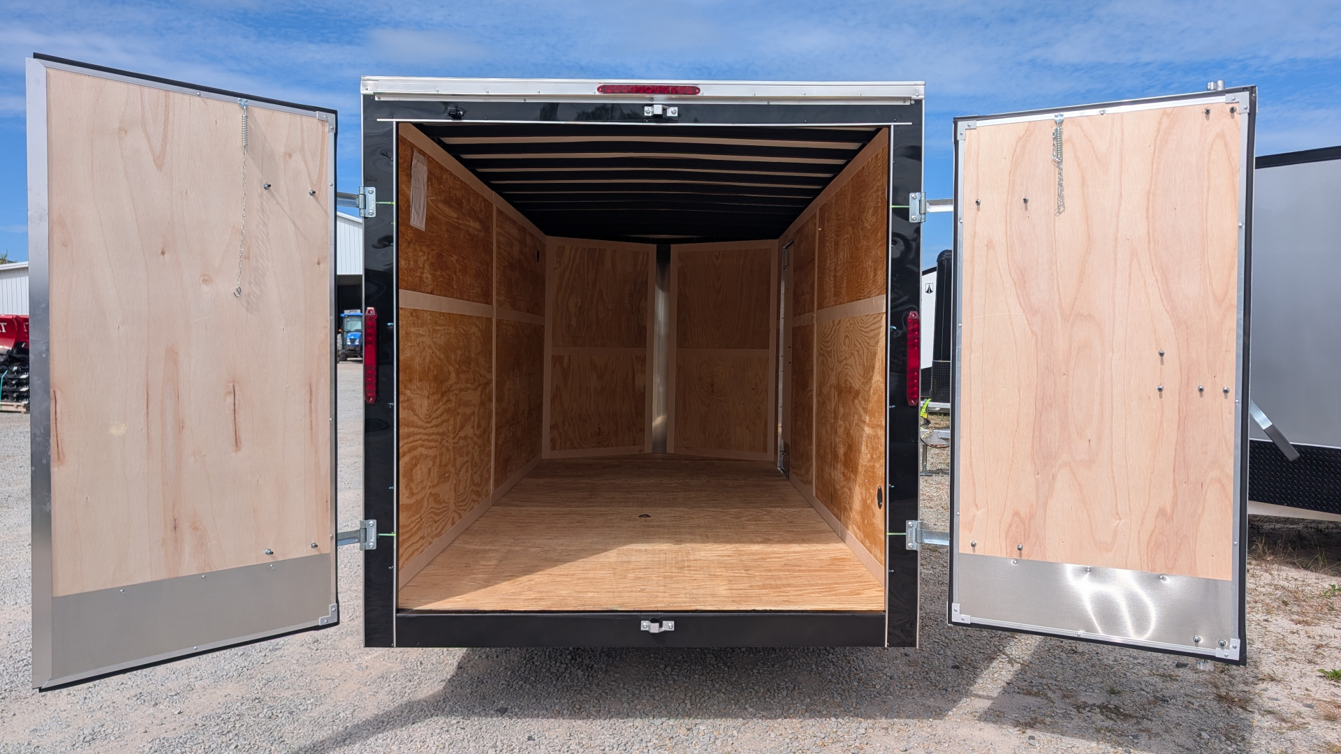 New 2026 Homesteader 7x16 Intrepid V-Nose Cargo Trailer w/ Barn Doors