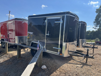 New Homesteader Trailer 5X8 Cargo / Enclosed Trailer with Rear Ramp